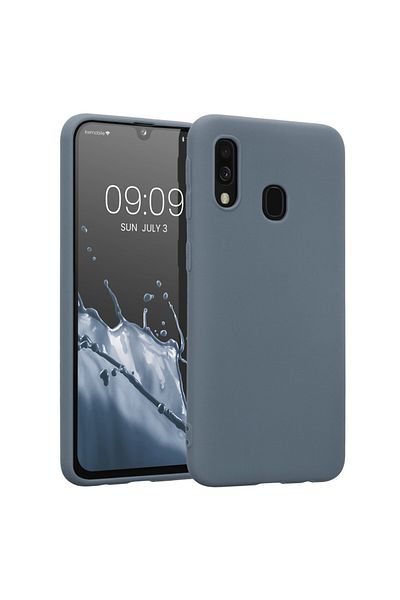 KWmobile Carcasă pentru Samsung Galaxy A40, silicon, albastră, 48547.202