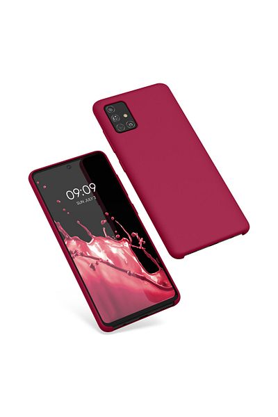 KWmobile Case For Samsung Galaxy A51, Silicone, Red, 51197.229