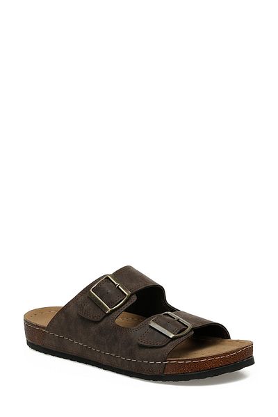Polaris 408019 .M5Fx Brown Men's Slippers