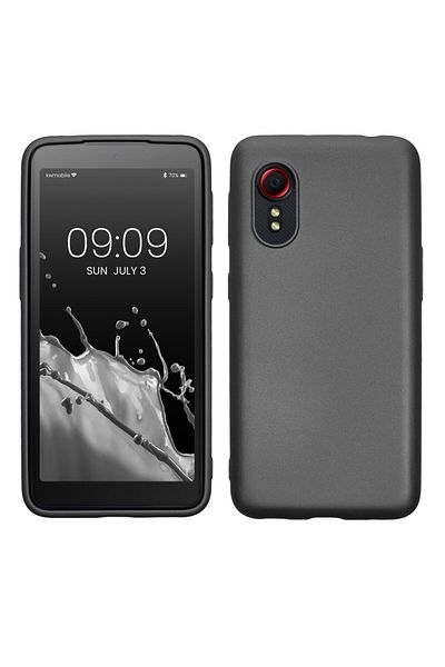 KWmobile Case For Samsung Galaxy Xcover 5, Silicone, Gray, 57527.232