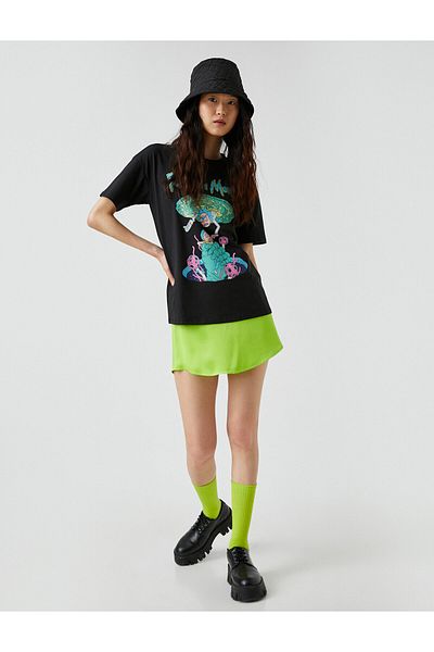Koton Rick And Morty Licensed Printed T-Shirt