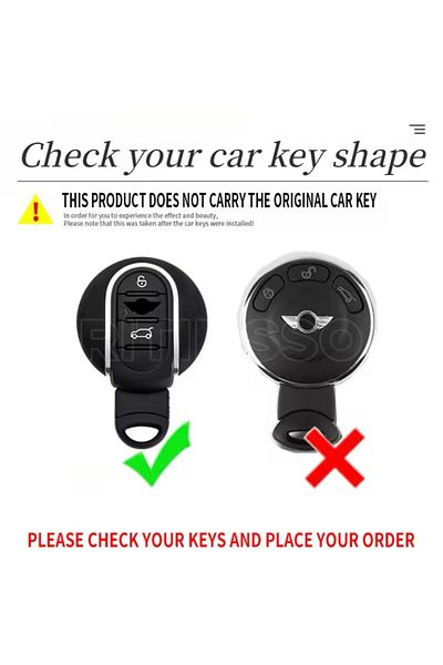 YıldızTuning Mini Cooper R59 White-Gold Key Case