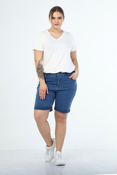 MYLİNE 5 Pocket Denim Shorts