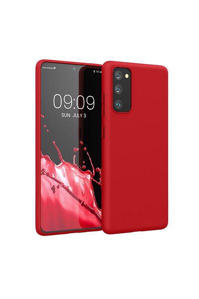 KWmobile Case For Samsung Galaxy S20 Fe, Red, Silicone, 53604.208
