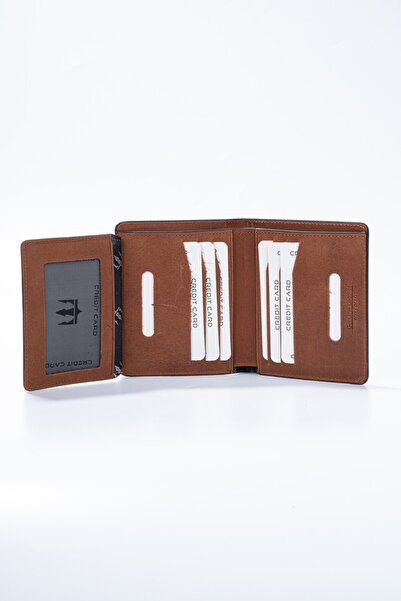 Getto Deri Genuine Leather Route Wallet