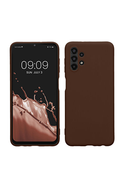 KWmobile Husa pentru Samsung Galaxy A13 4G, silicon, maro, 57805.247