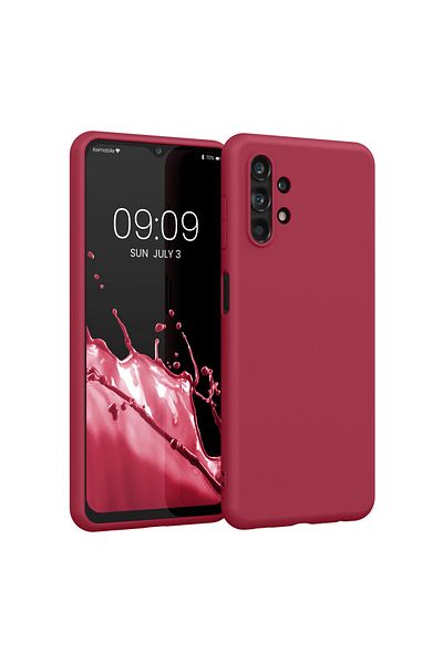 KWmobile Case For Samsung Galaxy A13, Silicone, Red, 57805.229