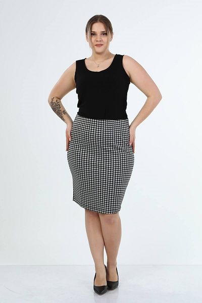 MYLİNE Fusta creion tricotată