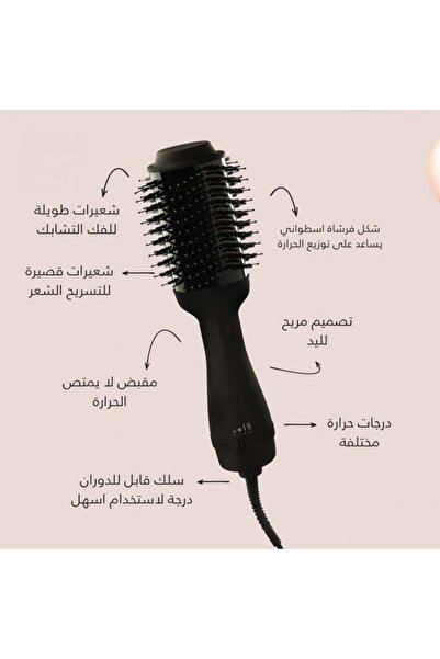 labelle Label Brush Black Hair Styler