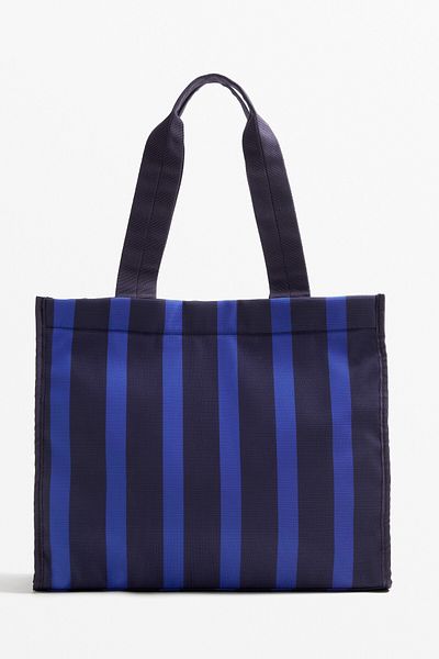 Oysho Striped shopper bag