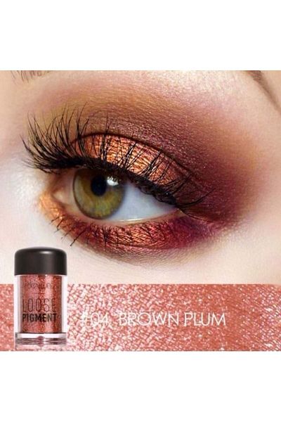Focallure Eyeshadow Pigment Eyes Loose Pigment 04 Brown Plum