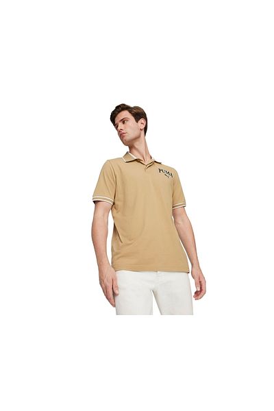 Puma Ανδρικό μπλουζάκι με λαιμόκοψη Puma Squad - Κρέμα 67948283