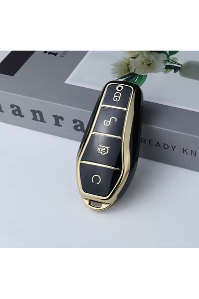 YıldızTuning Byd Dolphin Black-Gold Key Case
