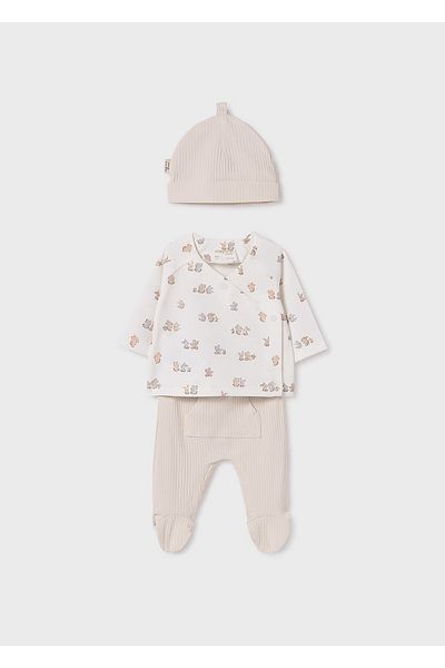 MAYORAL Hat Bodysuit Set Bottom - Top Set
