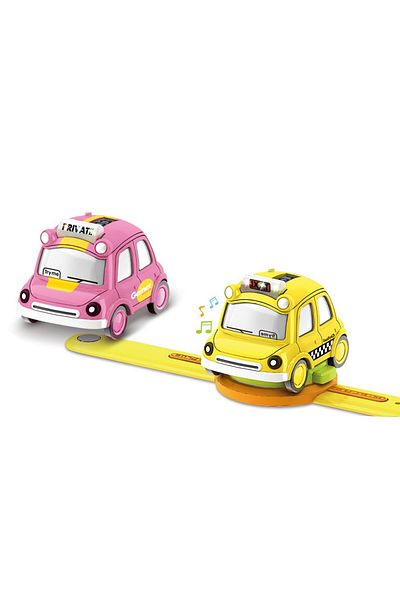 STEM 1:62 Alloy Watch Q Version Car Interactive Induction with Light Music- Assorted Color