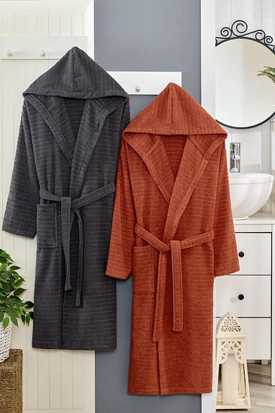 ENESSA Nature Series Family Bathrobe Set Set of 2