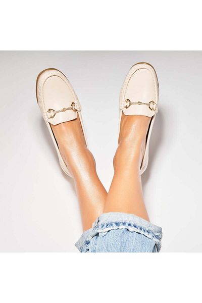 Joana Women's Casual Shoes Beige Made of Eco-Leather Aanya