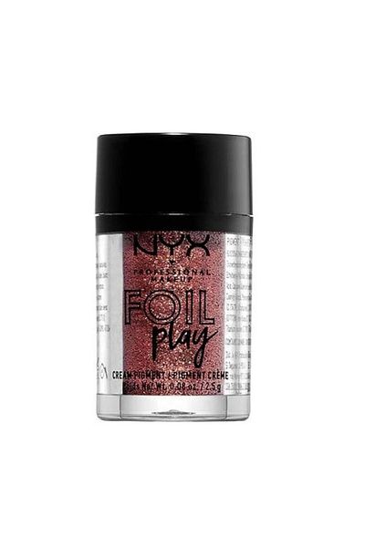 NYX Professional Makeup Pigment Fard Pleoape, NYX, Foil Play Cream Pigment, 12 Red Armor, 2.5 g