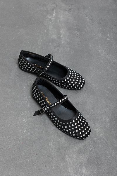 wolk shoes Women's Ballet Shoes with Violen Stone