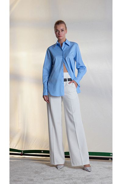 yakestore Cămașă POPLIN CU MANȘETĂ LATĂ