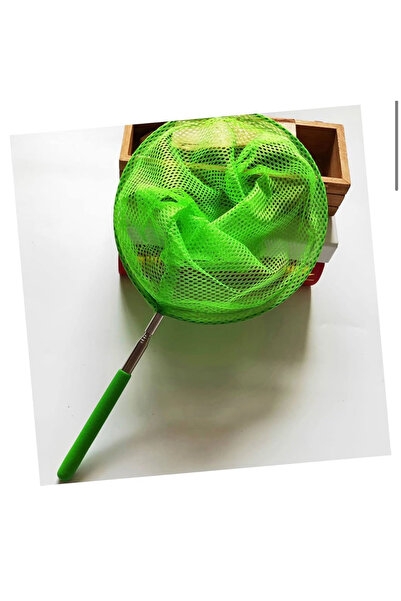 BGA Teleskopik balık ağı kepçesi kelebek böcek yakalama kepçesi 86cm uzayabilir