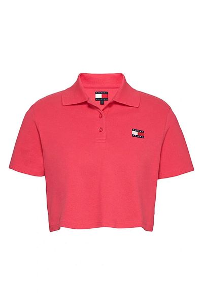 Tommy Jeans Women's Red Slim Fit T-Shirt