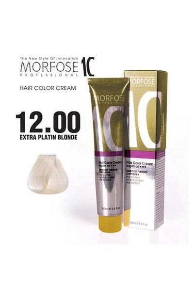 Morfose Morfose 10 Hair Color Cream Argan Oil 12.00 Extra Platinum Blonde