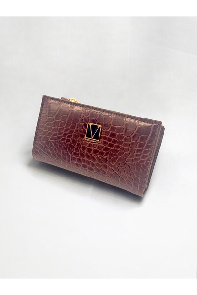 UCCELLO محفظة نسائية بمظهر نمط التمساح