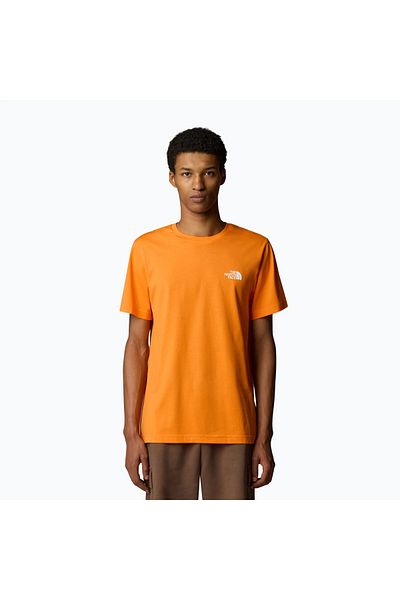 THE NORTH FACE Men's orange t-shirt simple dome The North face