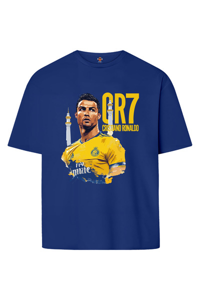 BookOrBook Cristiano Ronaldo Al Nassr Double Thread Premium T-Shirt 100% Cotton
