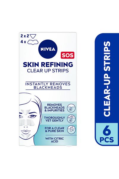 NIVEA Face Strips Skin Refining Clear-Up 6 pcs