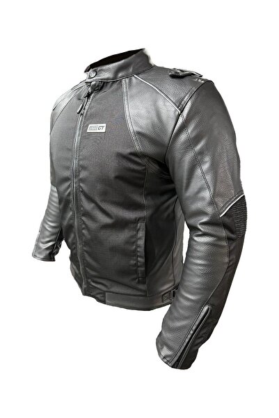 Forte GT 1063 Zeugma Deri Full Koruma Mevsimlik Motosiklet Montu M Beden Siyah