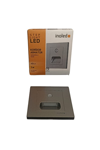 İnoled İNOLED HAREKET SENSÖRLÜ KORİDOR ARMATÜRÜ KARE KASA - GÜN IŞIĞI 3000 KELVIN - 6102