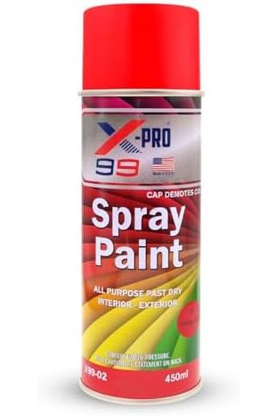 Generic All Purpose Spray Paint 450ml Fast Drying Multi-Surface Gloss Finish for Interior and Exterior U