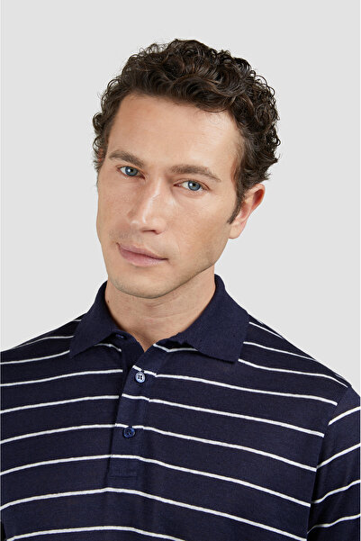 PAUL&SHARK Linen Polo Shirt with Buttons