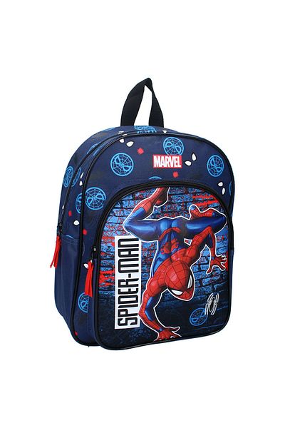 SPIDERMAN Children's backpack, 30x25x11 cm, with two compartments, multicolor, Beyond Amazing, Spiderman
