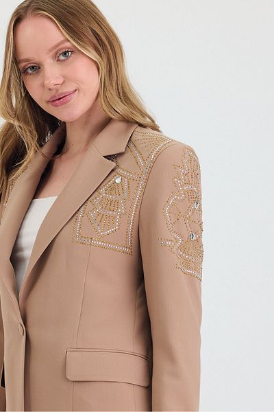 Ted Davıd Stone Detailed Suit