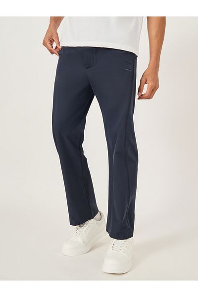 Fort Collins By Styli Mid Rise Straight Fit Track Pant with Drawstring