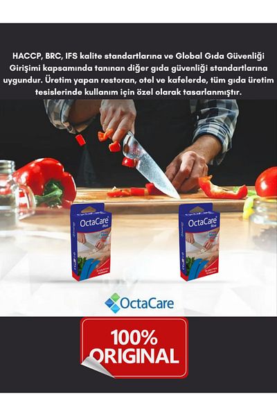 Octacare Blue Band-Aid with Metal Detector 200 Pieces (Package) (Isg and Ministry Required)