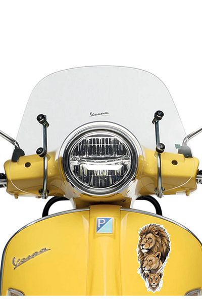 MegaSticker Autocolant Leo Lion Family Autocolant pentru mașină, motocicletă, cască, laptop, geam 13x6 cm