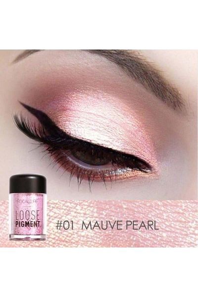Focallure Eyeshadow Pigment Eyes Loose Pigment 01 Mauve Pearl