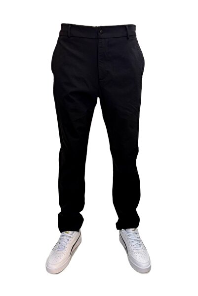 PIQUE Тонкі світло-сині штани BLADE з еластичним поясом і кнопками