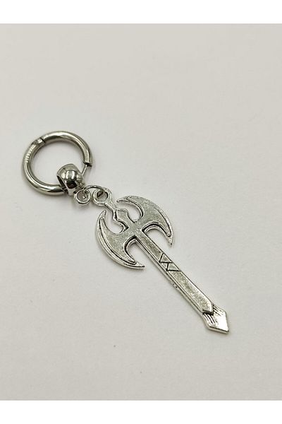 Sanalbolluk Axe Model Steel Earrings