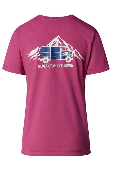 THE NORTH FACE Women's Black Casual Simple Dome Slim Tee T-Shirt