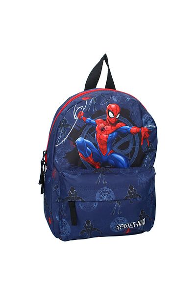 SPIDERMAN Children's backpack, 31x23x8 cm, with two compartments, multicolor, Fight Against Wrong, Spiderman