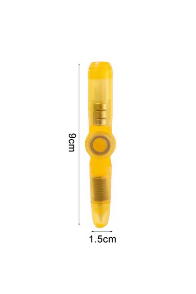 Generic Fidget Spinner Pen with Led Light - Spinning Toy and Non-Exhausting Pen
