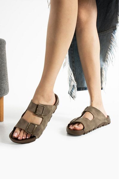 Moda Frato Unisex Ορθοπεδικές Παντόφλες - Καθημερινή Χρήση για Ραμμένες Παντόφλες