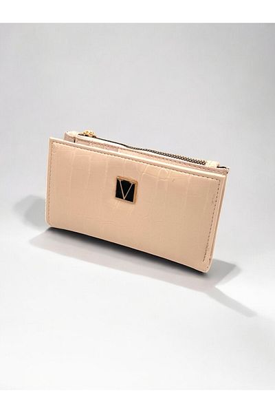 UCCELLO Crocodile Pattern Look Women's Wallet