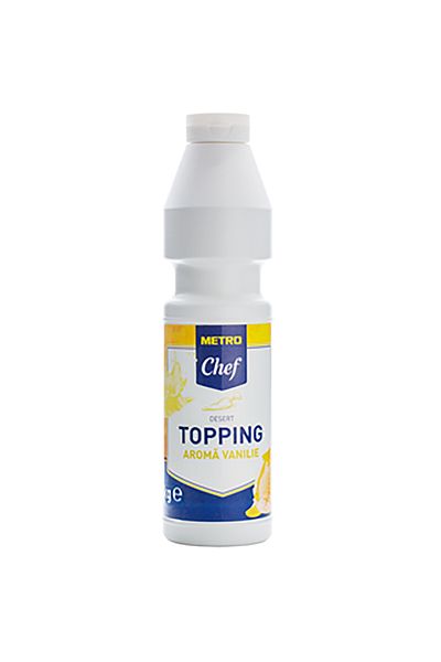 Metro Chef Vanilla Flavored Topping, 1 Kg,