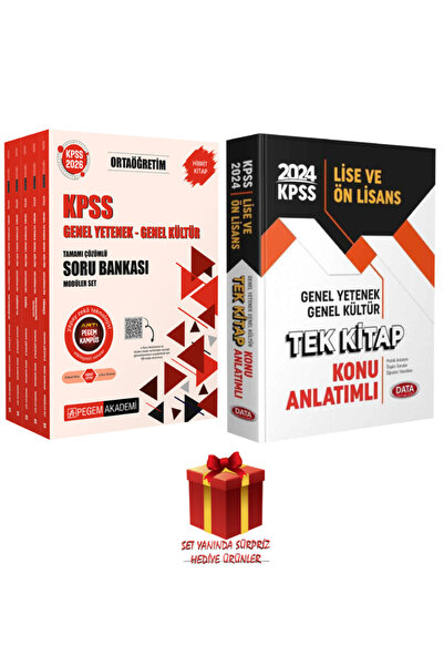 Pegem Akademi Yayıncılık 2026 KPSS GYGK Ortaöğretim Modüler Soru Bankası + Da...